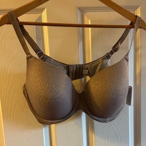 Auden Textured full coverage T-Shirt Gray Bra